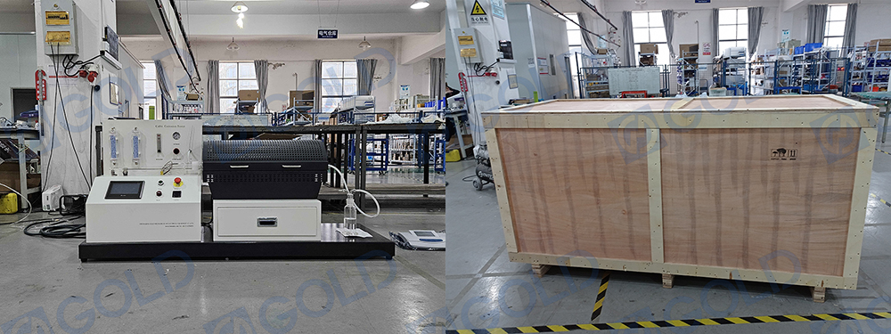 Testeur de corrosion du c&acirc;ble IEC 60754 pr&ecirc;t pour l'exp&eacute;dition